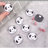 Ozn Aksesuar Sevimli Panda Desen Yorgan Kılıfı Tutucu 6 Adet Plastik Sabitleyici Yastık Örtü Düzenleyici