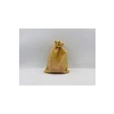 OZN TUHAFİYE Kese Hasır Renk Jüt Kumaş 12x17 Cm 10 Adet