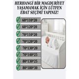 OZNHOME BEBEK ALEZİ ANNE YANI YATAK ALEZİ ALEZ ALERJİ YAPMAZ ALEZ