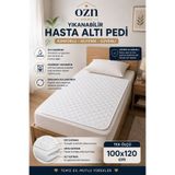 OZNHOME OZN HOME HASTA ALT PEDİ YIKANABİLİR SIVI GEÇİRMEZ YÜKSEK EMİCİLİ YATAK KORUYUCU 100*120