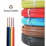 Öznur 1.5 Mm Nya Kablo Tek Damar 25 Metre Kahverengi