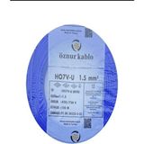 Öznur 1.5mm Mavi Nya Bakır Kablo (100M Fiyatı)