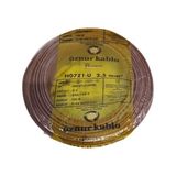 Öznur 2.5 mm H07Z1-U NYA HFFR Kahverengi Kablo