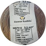 Öznur 2,5 mm Nya Kablo - Kahverengi