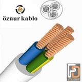 Öznur 3X2.5 Ttr Kablo Tam Bakır - Metre Seçenekli 10 Metre