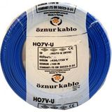 Öznur 4 mm Nya Mavi 100 m %100 Bakır Kablo
