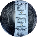 Öznur H05Vv-F 4 x 2,5 mm TTR Kablo Siyah Tam Bakır 7 m