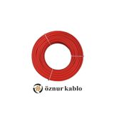 Öznur Kablo 10 Metre Öznur 6 mm Solar Kablo H1Z2Z2-K Kırmızı (Fotovoltaik)