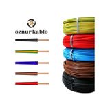 Öznur Kablo 2.5'Luk Nya Kablo 100 Metre Siyah