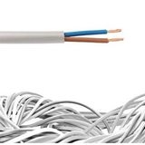 Öznur Kablo 20 Metre 2x1,5 Ttr H05VV-F Beyaz Öznur Kablo