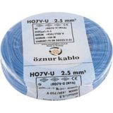 Öznur Kablo 2,5 mm Hes Nya Kablo 100 Mt Mavi