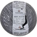 Öznur Kablo 3x2.5 mm Bakır Siyah Ttr Elektrik Kablosu - 85 METRE