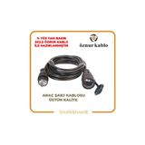öznur kablo ELEKTRİKLİ ARAÇ ŞARJI İÇİN ( 15 METRE) ıp54 ( çocuk korumali) fişli UZATMA KABLOSU 3X2.5 TTR TAM BAKIR ÖZNUR KABLOLU SEYYAR.