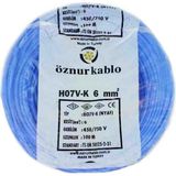 Öznur Kablo Güney Elektrik Kablosu 1x6 Nyaf 100MT - 100 m