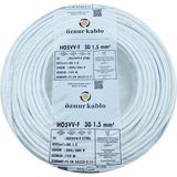 Öznur Kablo Öznur 5mt 3x1,5mm Ttr Bakır Elektrik Kablosu Beyaz - Renkli