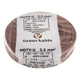 Öznur Nya Kablo Öznur 2,5 Luk Kahve Rengi 100 Metre