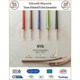 Öznur Tek Damar Nya Kablo 2,5 mm - Kahverengi - 2 Metre
