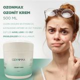OZONMAX OZONİT KREM 500 ML - Cildin Oksijen Seviyesini üç Katakadar Artırırı ve Cilt tonunu Eşitler akne Leke Gibi Cilt Problemlerinde Kullanılır.
