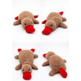 Özpak Uyku Arkadaşı Peluş Oyuncak Ördek Seyahat Yastığı - 40 CM - KAHVERENGİ