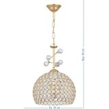 Özpolat Aydınlatma Hürrem Fiskiyeli Taşlı Sarkıt Avize 25 cm (Gold) - 1