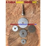 Özs Mini Ahşap Kesici Testere Seti Alüminyum Plastik 6 Parça - Gri - 22MM-44MM
