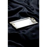 ÖzSa Home Tiamo Hürrem Premium 18/10 Paslanmaz Çelik Sunum Tepsisi Kulplu Söz Nişan Servis Çay Tepsi