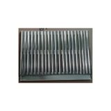 ÖZSAL 47x30 0.50 Mm Kalınlıkta Paslanmaz Krom Oluklu Mangal Izgarası
