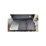 ÖZSAL Guruss Mangal Izgarası 39x24 Cm 2 Adet Paslanmaz Krom Çelik Oluklu Izgara