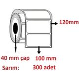 Özsaraç Etiket 100X120 EKO TERMAL Etiket ( 250 Lü ) 5 RULO 1250 ADET
