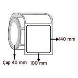 Özsaraç Etiket 100x140 mm Eko Termal Kuşe 1 Adet 500 Sarım Barkod Etiketi