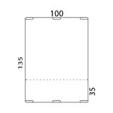 Özsaraç Etiket 135X100 Market Raf Etiketi 250 Sarım Karton Termal
