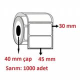 Özsaraç Etiket 3x45 mm 1000'li Eko Termal Etiket