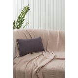 ÖZSAY HOME Gri Panorama Krem Biyeli Kırlent Kılıfı 3 Farklı Biye Seçeneğiyle, 45 x 45, O220008945451
