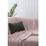 ÖZSAY HOME Yeşil Panoroma Mürdüm Biyeli Kırlent Kılıfı 3 Farklı Biye Seçeneğiyle, 30 x 50