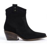 Özse Shoes Jordy Siyah Hakiki Deri Süet Western Bot