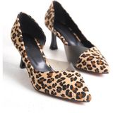 Özse Shoes Leopar Topuklu Kadın Ayakkabı