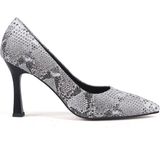 Özse Shoes Tamara Yılan Desenli Topuklu Ayakkabı