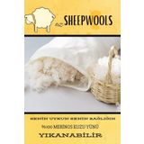ozsheepwools Yastık Yün Yastık 50*70 %100 Merinos Kuzu Boncuk Yünü %100 Pamuk Kumaş Yıkanabilir Doğal Organik