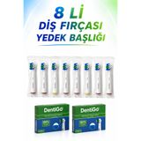 Ozsport Diş Fırçası Yedek Başlığı - Oral B | Braun Uyumlu - Elektrikli Diş Fırçası Yedek Başlıkları - 8 Adet