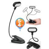 Ozsport Kitap Okuma Ledli Klipsli Mini Kitap Okuma Lambası Mandallı Pille Çalışan Işık Masa Lambası Kitap Okuma Işığı 013