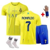 Ozsports Al Nassr Cristiano Ronaldo Çocuk Forması 4'lü Set (Sarı) - 12 - 13 Yaş - Çok Renkli