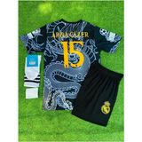 Ozsports Real M.a.d.r.i.d 2024/25 Sezonu Dragon Desenli A.r.d.a-G.ü.l.e.r Konsept Çocuk Forması 4'lü Set - 12 - 13 Yaş - Lacivert