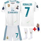 Ozsports Real Madrid 2018 Ronaldo Çocuk Forması Şort Çorap Bileklik Hediyeli.. - 12 - 13 Yaş - Beyaz