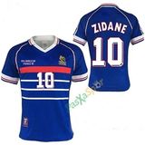 Ozsports Retro 98 Dünya Kupası Finali Fransa Zidane Nostalji Maç Forması - 2XL - Lacivert
