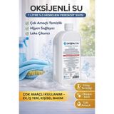 özssa Oksijenli Su 1 Litre %3 Hidrojen Peroksit Solüsyonu Çok Amaçlı Temizlik ve Hijyen Sıvısı 1 ADE