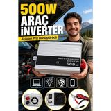 Özssay 500W 12V Akü Inverteri 220V Ac Çıkışlı USB Portlu Fanlı Güç Dönüştürücü Araç Karavan Kullanımı