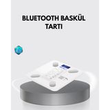 Özssay Bluetooth Akıllı Tartı – 8 Fonksiyonlu Dijital Baskül, 180 kg Kapasiteli
