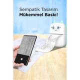Özssay C9 Pembe Mini Yazıcı Taşınabilir Termal Yazıcı Kablosuz Bağlantı Ap Kontrol Cep Yazıcısı