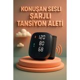 Özssay Konuşan Sesli Şarjlı Tansiyon Aleti Profil Kayıtlı LCD Dokunmatik Ekran