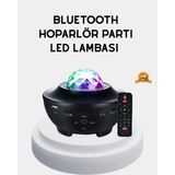 Özssay LED Yıldızlı Projektör Galaxy Modlu Renk ve Parlaklık Ayarlı Gece Lambası